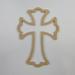 3 Border Decorative Wall Cross #62 Unfinished Wood Art Shape by Build-A-Cross