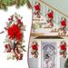 Wreaths For Front Door Cordless Prelit Stairs Decoration Lights Up Christmas Decoration Led Wreath Prelit Stairway Swag Trim