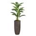 Vintage Home Artificial Faux Real Touch 5.67 Feet Tall Palm Tree With Eco Planter