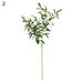 Yesbay 1 Branch Artificial Plant Realistic Long-lasting 6/10 Forked Decorative Vivid Artificial Olive Branch Wedding Party Decor 2#