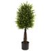 Nearly Natural 35 Ixora Artificial Topiary UV Resistant (Indoor/Outdoor)