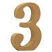 VerPetridure Log Wooden Digital Ornament Wood Wooden Number Log Alphabet Wedding Birthday Party Home Decorations