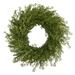Nearly Natural 27in. Mixed Grass Artificial Wreath Green