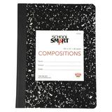 School Smart Hard Cover Ruled Composition Book 60 Sheets 9-3/4 x 7-1/2 Inches