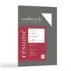 Southworth 100% Cotton Resume Paper 95 Bright 24 lb 8.5 X 11 White 100/pack | Bundle of 5 Boxes