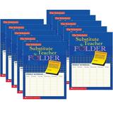 Scholastic Teaching Solutions Substitute Teacher Folder Pack of 10