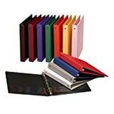 Assorted Colors 3-Ring Binders 2 inch Capacity 8.5 x 11 Case of 9