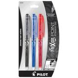 Frixion Extra Fine Point Erasable Gel Pens Black/Blue/Red 3/pkg