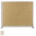 Marsh Industries Dd-605-0002 72X60 Aluminum Trim Vinyl With Cork Tackable Space Divider - Cotton