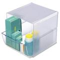 Deflecto-1PK Deflecto Stackable Cube Organizer - 2 Compartment(S) - 1 Drawer(S) - 6 Height X 6 Width X 7.2 Dep