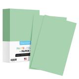 Green - Pastel Color Paper 20lb. Size 8.5 X 14 Legal/Menu Size - 500 Per Pack