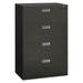 4 File Drawers Brigade 600 Series Lateral File Charcoal