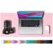 Aothia Desks Mat Office Desk Pad Mouse Pad Non-Slip PU Leather Desk Blotter 23.6 x 13.7 Fairy Pink