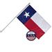 Texas State Flag and 6ft Flagpole with Wall Mounting Bracket - 3ft x 5ft Knitted Polyester Flag State Flag Collection Flag Printed in The USA