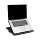 Mind Reader Adjustable 8 Position Lap Top Desk with Cushions Monitor Holder Laptop Lap Holder Black