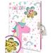 Kids Diary with Lock for Girls GINMLYDA Paper Locking Journals with 160 Pages School Supplies (Unicorn)