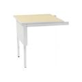 Kwik-File MLNTB30PG Mailflow-To-Go Mailroom Corner Table 1 Each