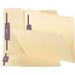 Smead File Folders with SafeShield Fastener Letter - 8 1/2 x 11 Sheet Size - 3/4 Expansion - 2 x 2S Fastener(s) - 1/3 Tab Cut