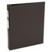 Economy Non-View Binder With Round Rings 3 Rings 1 Capacity 11 X 8.5 Black (3301) | Bundle of 2 Each