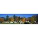 Cottages on a hill Franconia Notch State Park White Mountain National Forest New Hampshire USA Poster Print (36 x 12)