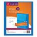 Smead Poly String & Button Booklet Envelope 9 3/4 x 11 5/8 x 1 1/4 Blue 5/Pack