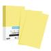 Canary Yellow Menu Legal Size 8.5 x 14 Inches 67 Vellum Bristol Lightweight Card Stock Paper Cover | 1 Ream of 250 Sheets Per Pack