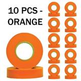 Queens of Christmas Electrical Tape Orange - Pack of 10