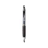 207 Signo Gel Ultra Micro Gel Pen Retractable Extra-Fine 0.38 Mm Black Ink Smoke Barrel | Bundle of 2 Dozen