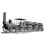 Locomotive Dewitt Clinton. Nthe Dewitt Clinton Built For The Mohawk And Hudson Railroad Which Made Its First