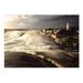 PVT/Superstock SAL1346735 Waves crashing against rocks Peggy s Cove Lighthouse Peggy s Cove Nova Scotia Canada -24 x 18- Poster Print