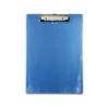 2PK Saunders Recycled Plastic Clipboard 0.5 Clip Capacity Holds 8.5 x 11 Sheets Ice Blue (00439)