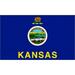 Kansas Flag KS State Banner Pennant 2x3 foot Indoor Outdoor 24x36 inches New