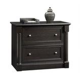 Bowery Hill Executive Wood 2 Drawer Lateral File Cabinet in Wind Oak