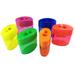 NUOLUX 12pcs Pencil Sharpener Two Hole Pencil Sharpener Creative Stationery School Prize for Children Kids (Random Color)