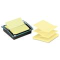 Post-It Pop-Up Notes Super Sticky Pop-Up Note Dispenser-Value Pack 4 X 4 Self-Stick Notes Black-Clear