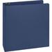 Business Source Basic Round Ring Binders - 2 Binder Capacity - Letter - 8 1/2 x 11 Sheet Size - Round Ring Fastener(s) - Vinyl - Dark Blue - 1.52 l | Bundle of 2 Each