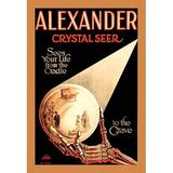 Buyenlarge 'Alexander the Crystal Seer' by Horrocks & Co Vintage Advertisement in Black/Brown | 36 H x 24 W x 1.5 D in | Wayfair 0-587-19761-7C2436