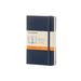 Moleskine Classic Ruled Pocket Notebook Hard Cover Sapphire Blue 3.5 x 5.5 in.