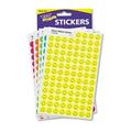 2PK TREND SuperSpots and SuperShapes Sticker Variety Packs Neon Smiles Assorted Colors 2 500/Pack (T1942)