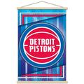 NBA Detroit Pistons - Logo 17 Wall Poster with Wooden Magnetic Frame 22.375 x 34