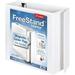 Cardinal FreeStand Easy Open Slant-D Ring Binder 4 Binder Capacity - Letter - 8 1/2 x 11 Sheet Size - 775 Sheet Capacity - 3 3/8 Spine Width - 3 x D-Ring Fastener(s) - Polypropylene - White - 4.13