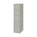 Hirsh 26.5-in Deep Metal 5 Drawer Letter Width Vertical File Cabinet Light Gray