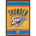NBA Oklahoma City Thunder - Logo 14 Wall Poster 22.375 x 34 Framed