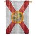 America Forever Florida State Flag 28 x 40 Inch Double Sided Outdoor Yard Decorative USA Vintage Wood State of Florida House Flag Made in the USA