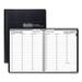 Recycled Professional Weekly Planner 15-Minute Appts 11 x 8.5 Black Wirebound Soft Cover 24-Month (Jan-Dec): 2024-2025