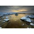 A frozen rusty bay on Andoya Island in Nordland County Norway Poster Print (34 x 23)