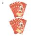 Trayknick 10Pcs Traditional Rectangle Lucky Money Bag Paper Visiting Relatives New Year Red Envelope for Special Occasions