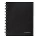 Hardbound Notebook With Pocket 1 Subject Wide/legal Rule Black Cover 11 X 8.5 96 Sheets | Bundle of 2 Each