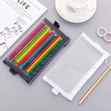 Bidobibo School Supplies 2Pcs Net Yarn Pencil Case Stationery Storage Box School Creative Storage Bag Back To School Pencil Pouch Pencil Case