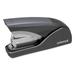 Universal Deluxe Power Assist Flat-Clinch Full Strip Stapler 25-Sheet Capacity Black/Gray